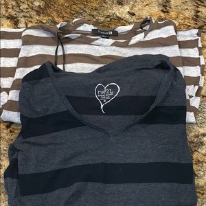 Rue 21 & Forever 21 Long Sleeves Light !!